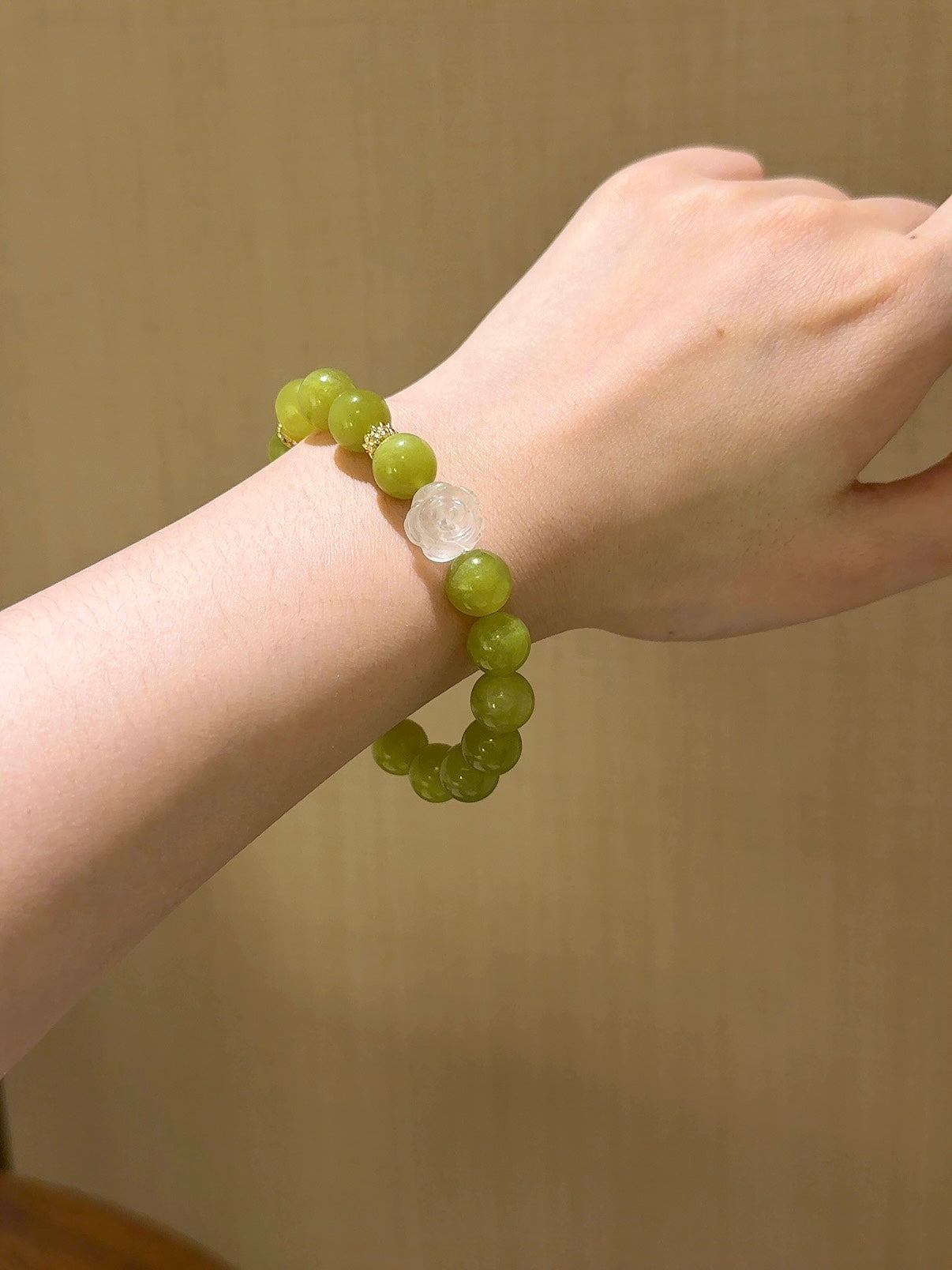 ▫️▪️ Xiuyu pink crystal white crystal star flower bracelet
